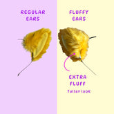 Yellow Fluffy Cat Ear Headband – Cosplay & Kawaii Accessory